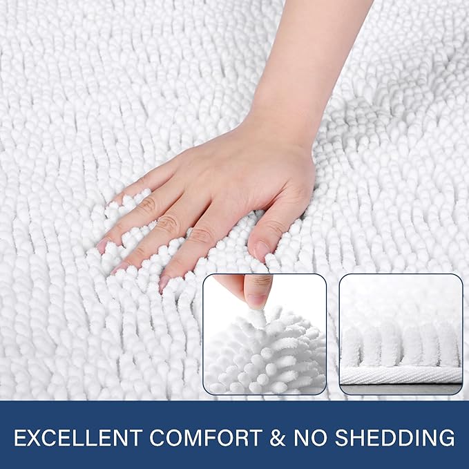 Washable Non Slip Bath Rugs for Bathroom Shower | Egoodhome™