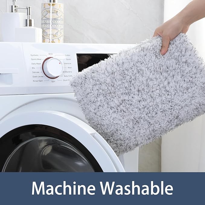 Soft Thick Absorbent Quick Dry Microfiber Bathroom Rugs | Egoodhome™