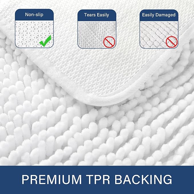 Washable Non Slip Bath Rugs for Bathroom Shower | Egoodhome™