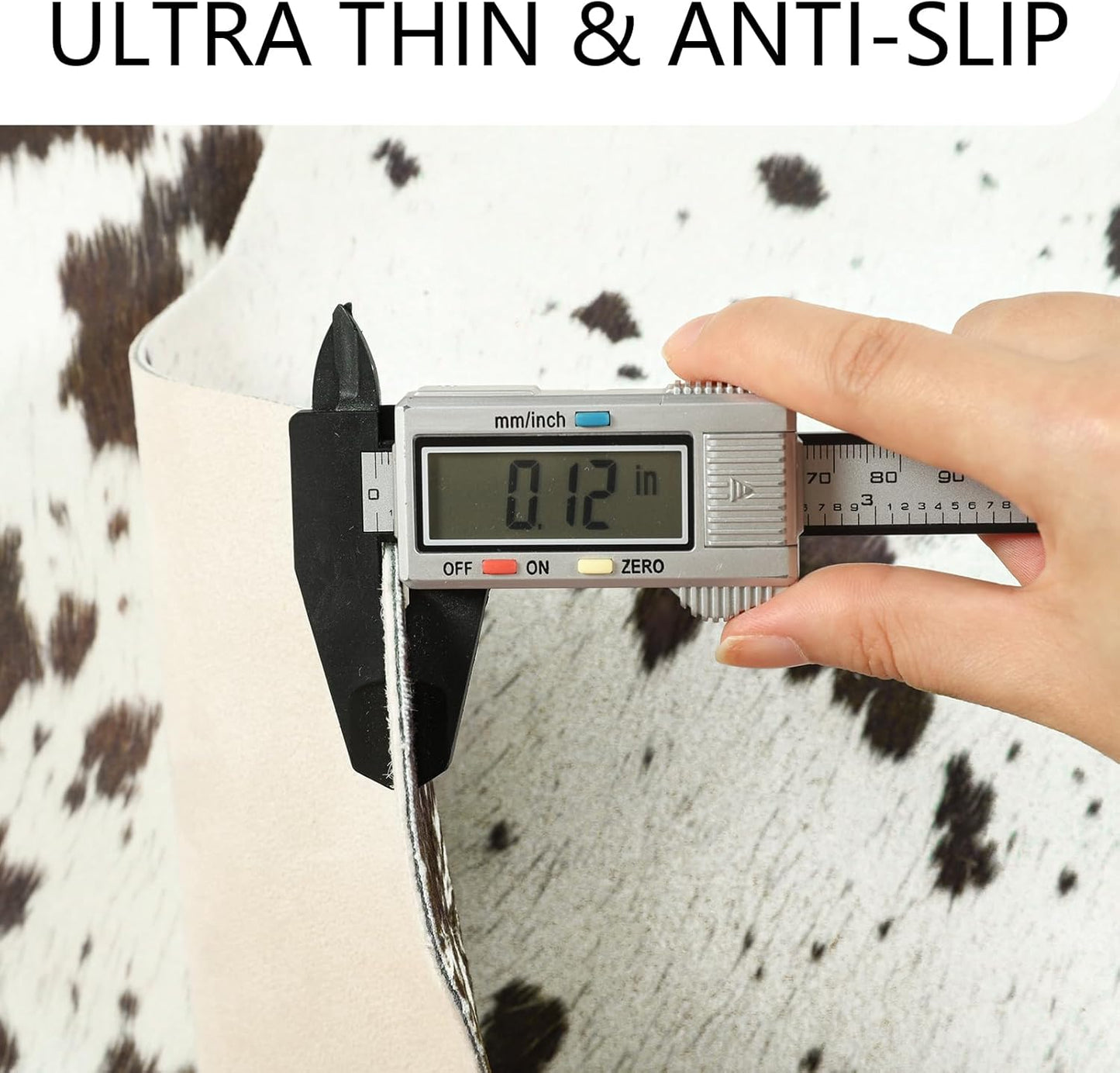 Premium Cowhide Style, Faux Animal Hide Rug | Egoodhome™