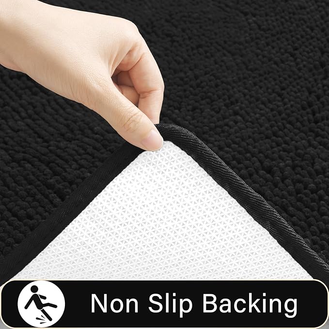 Soft Non Slip Bath Bathroom Rug Set | Egoodhome™