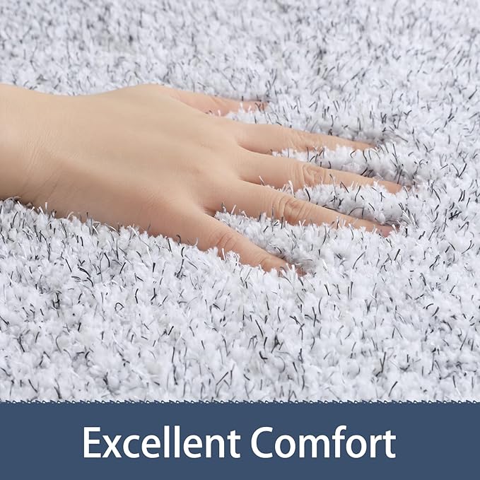 Soft Thick Absorbent Quick Dry Microfiber Bathroom Rugs | Egoodhome™