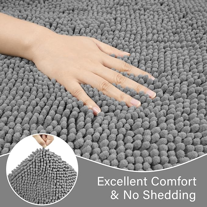 Soft Non Slip Bath Bathroom Rug Set | Egoodhome™