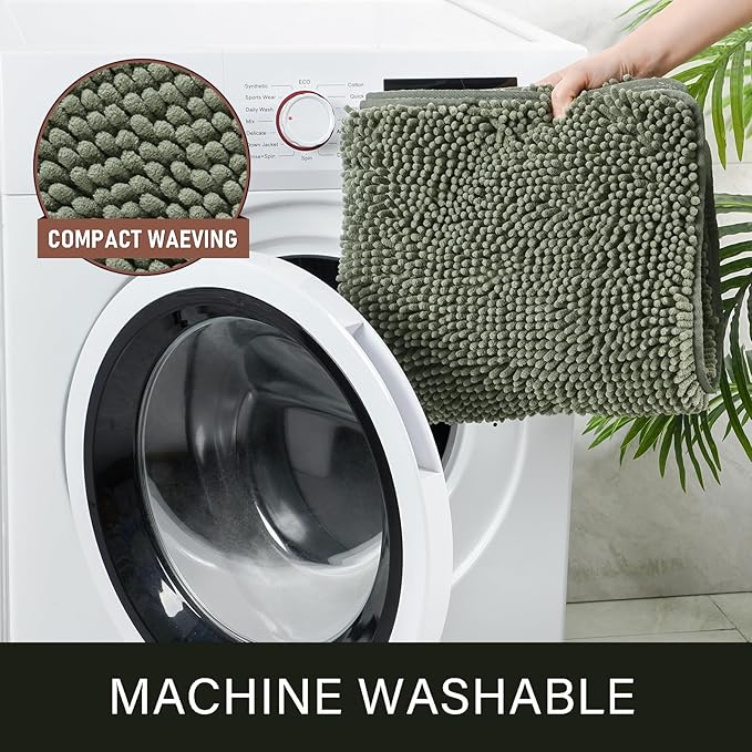 Washable Non Slip Bath Rugs for Bathroom Shower | Egoodhome™