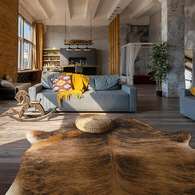 Premium Cowhide Style, Faux Animal Hide Rug | Egoodhome™