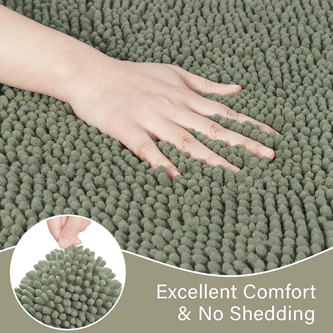 Soft Non Slip Bath Bathroom Rug Set | Egoodhome™