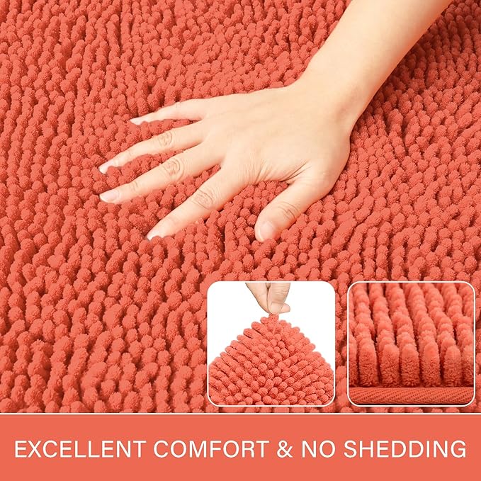 Washable Non Slip Bath Rugs for Bathroom Shower | Egoodhome™