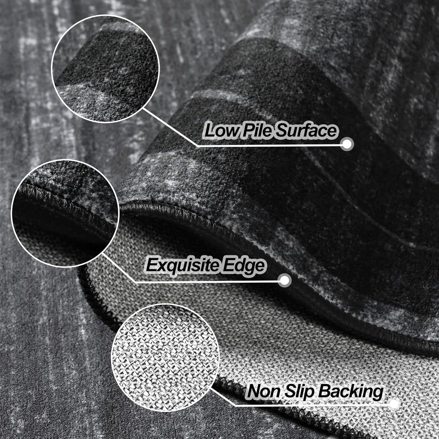 Abstract Big High Traffic Modern Rugs | Egoodhome™