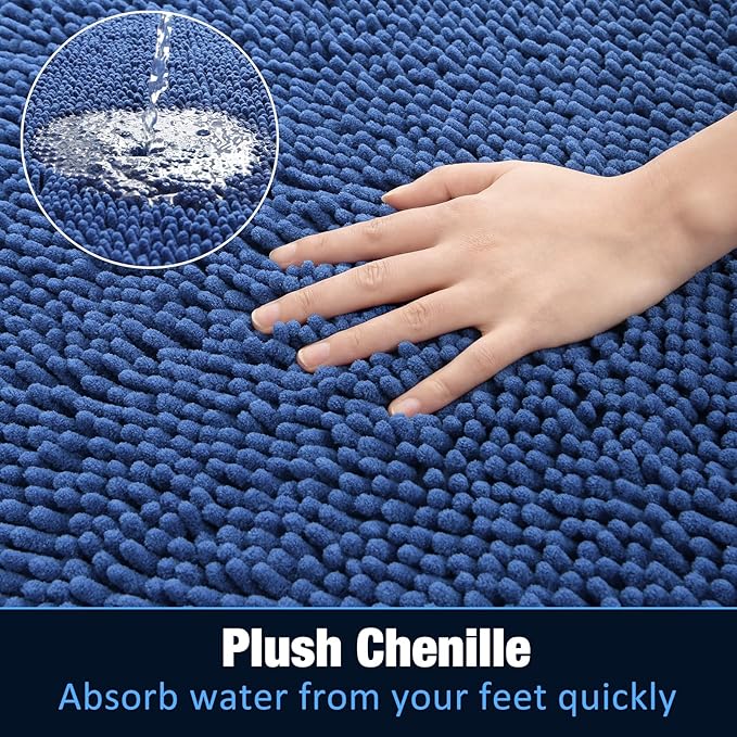 Washable Non Slip Bath Rugs for Bathroom Shower | Egoodhome™