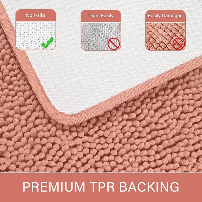 Washable Non Slip Bath Rugs for Bathroom Shower | Egoodhome™