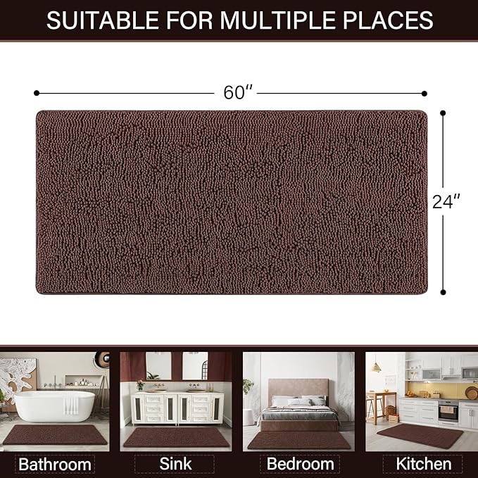 Washable Non Slip Bath Rugs for Bathroom Shower | Egoodhome™