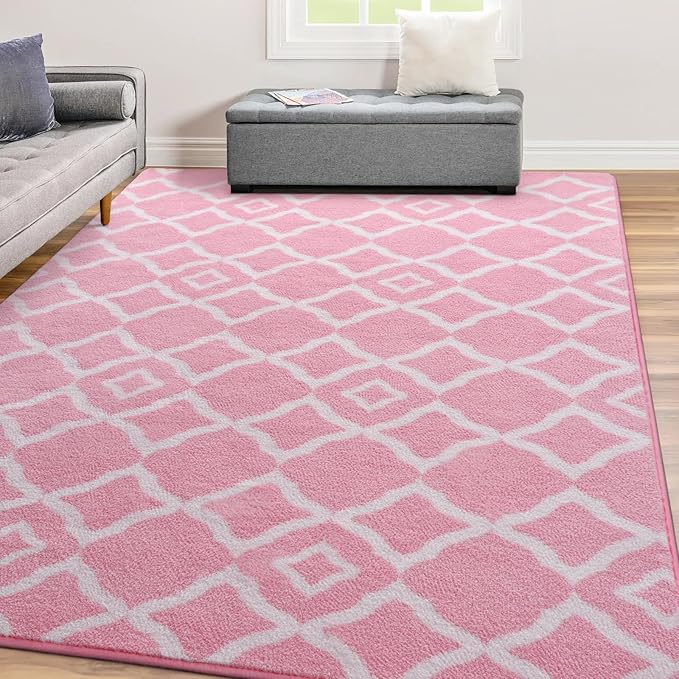 Modern Moroccan Memory Foam Big Dorm Carpet | Egoodhome™