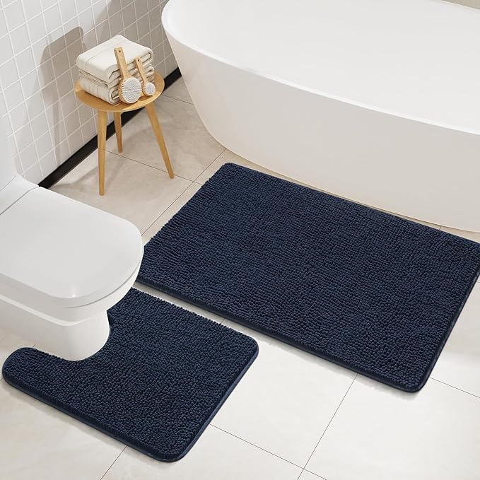 Soft Non Slip Bath Bathroom Rug Set | Egoodhome™
