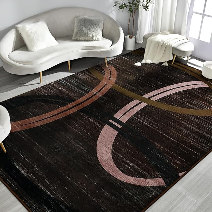Abstract Big High Traffic Modern Rugs | Egoodhome™