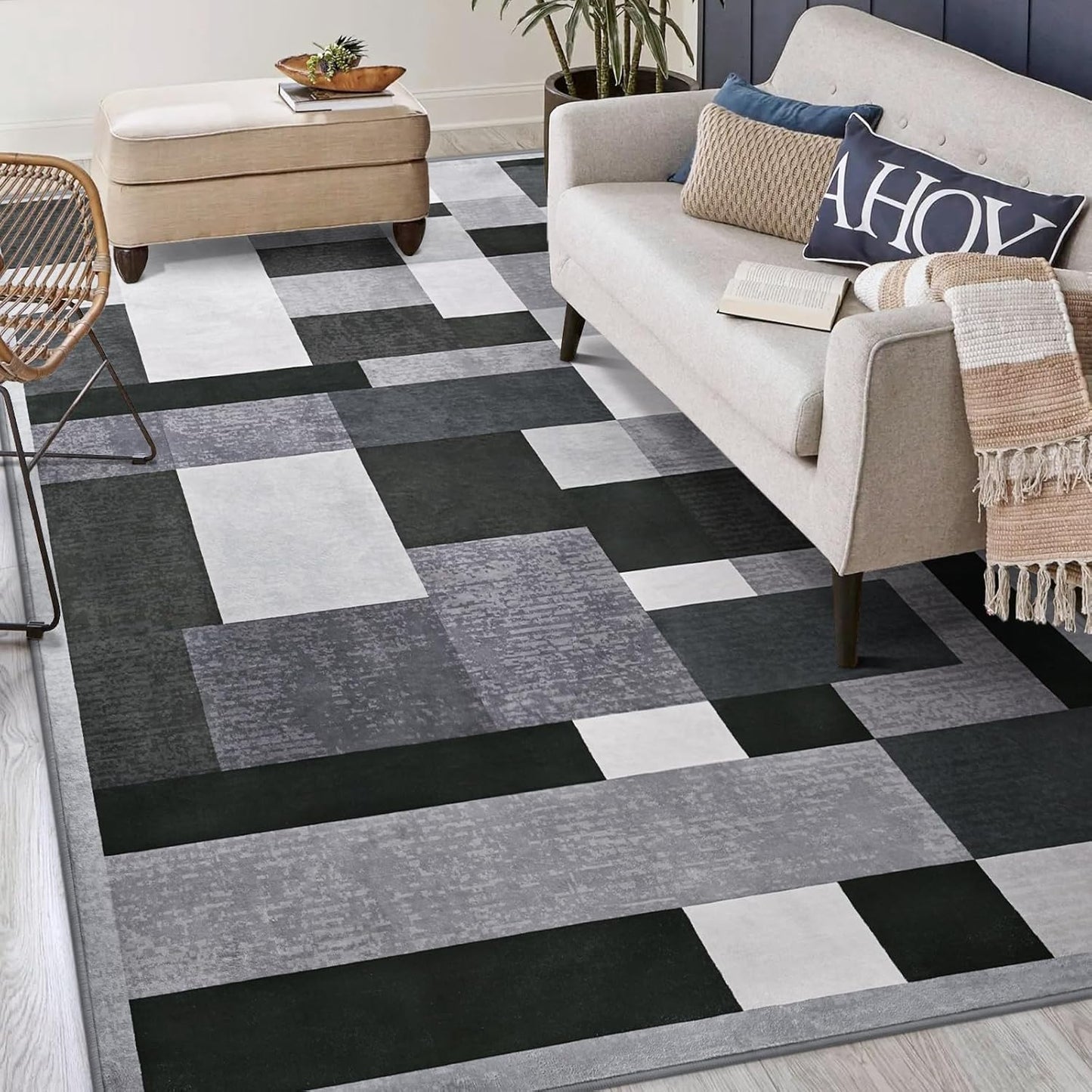 Large Indoor Modern Area Rug | Egoodhome™