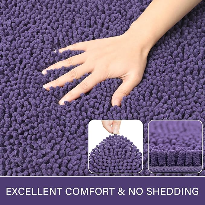 Washable Non Slip Bath Rugs for Bathroom Shower | Egoodhome™