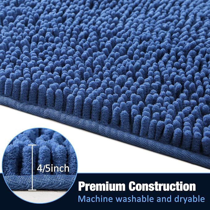 Washable Non Slip Bath Rugs for Bathroom Shower | Egoodhome™