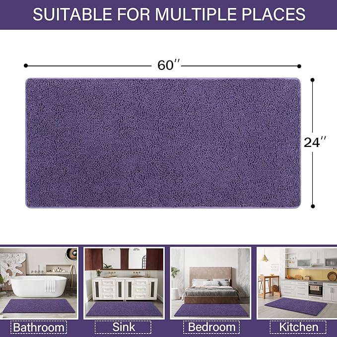 Washable Non Slip Bath Rugs for Bathroom Shower | Egoodhome™