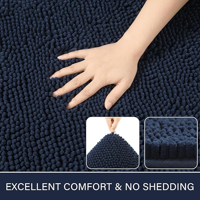 Washable Non Slip Bath Rugs for Bathroom Shower | Egoodhome™