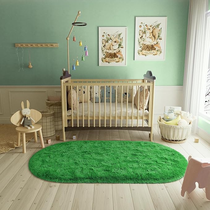 Fluffy Shaggy Area Rugs for Bedroom Bedside | Egoodhome™