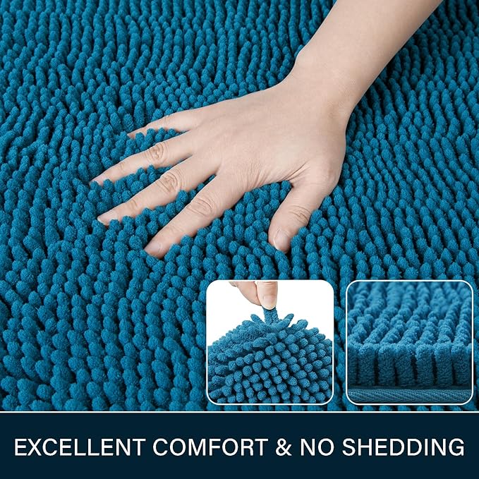 Washable Non Slip Bath Rugs for Bathroom Shower | Egoodhome™