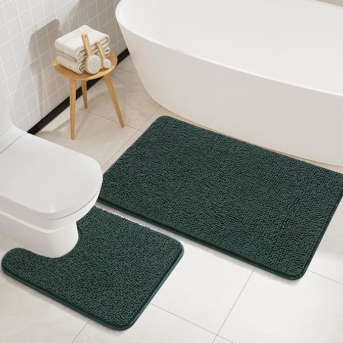 Soft Non Slip Bath Bathroom Rug Set | Egoodhome™