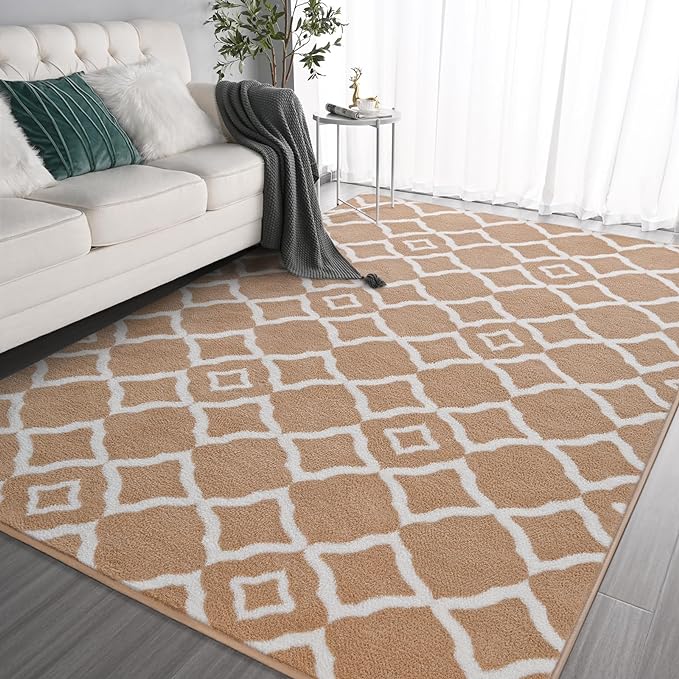 Modern Moroccan Memory Foam Big Dorm Carpet | Egoodhome™