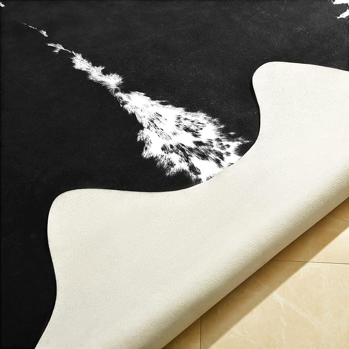 Stylish Cow Large Accent Western Rug | Egoodhome™