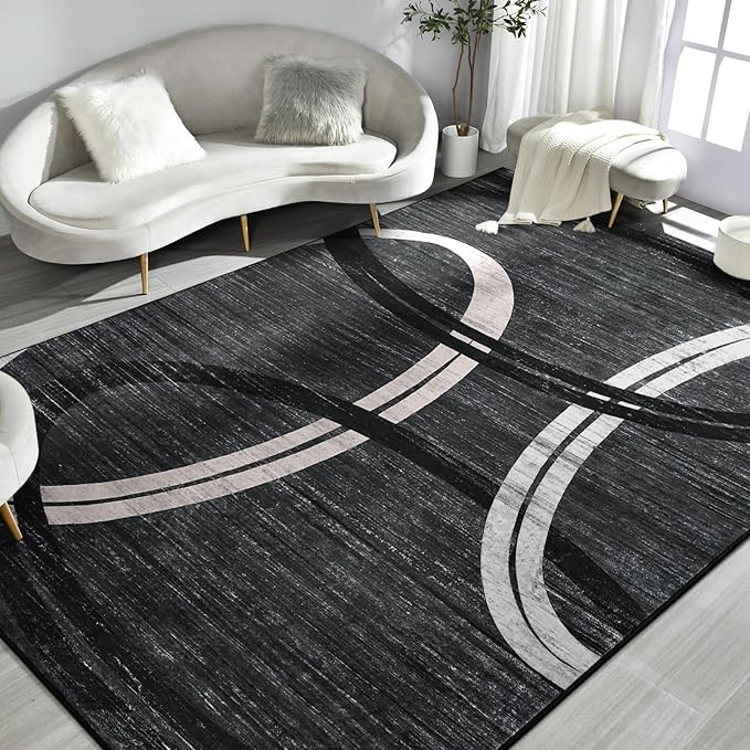 Abstract Big High Traffic Modern Rugs | Egoodhome™