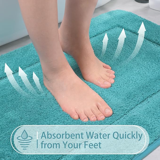 Soft Bath Rug Set 2 Piece Set, U-Shaped Bathroom Rugs | Egoodhome™