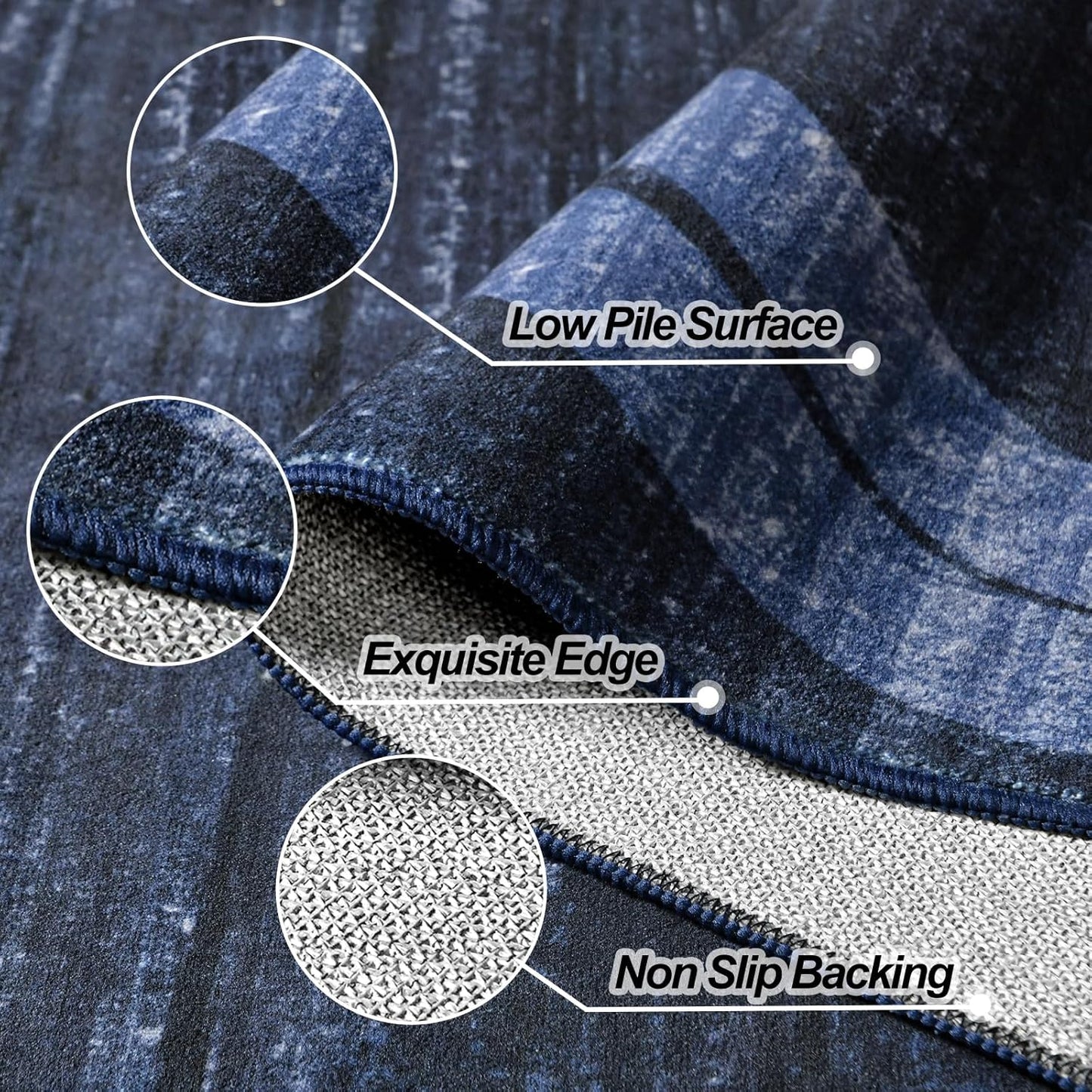 Abstract Big High Traffic Modern Rugs | Egoodhome™