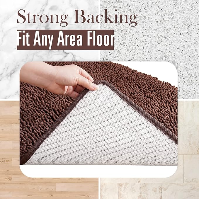 Washable Non Slip Bath Rugs for Bathroom Shower | Egoodhome™