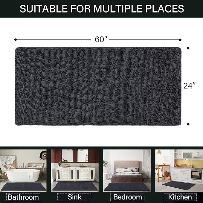 Washable Non Slip Bath Rugs for Bathroom Shower | Egoodhome™