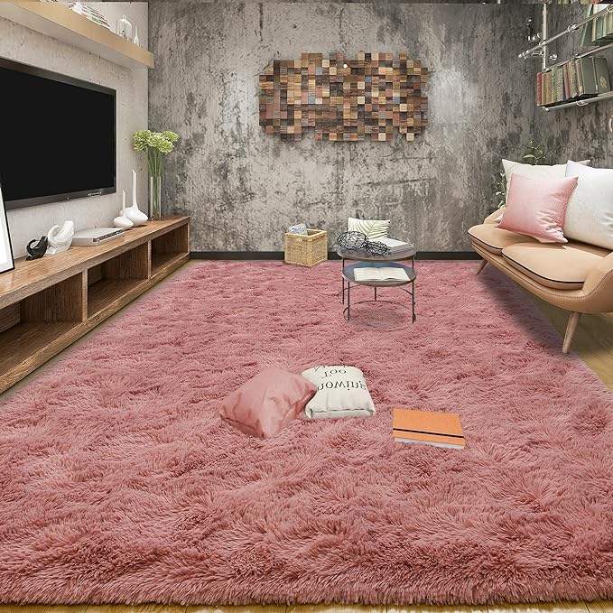 EGOODHOME Large Soft Fluffy  Modern Rug | Egoodhome™