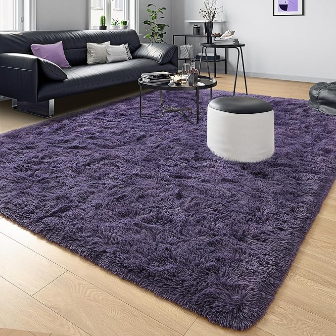 EGOODHOME Large Soft Fluffy  Modern Rug | Egoodhome™