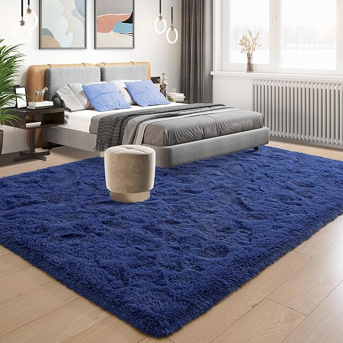 EGOODHOME Large Soft Fluffy  Modern Rug | Egoodhome™