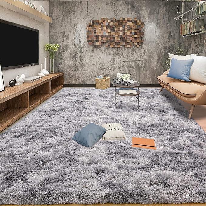 EGOODHOME Large Soft Fluffy  Modern Rug | Egoodhome™