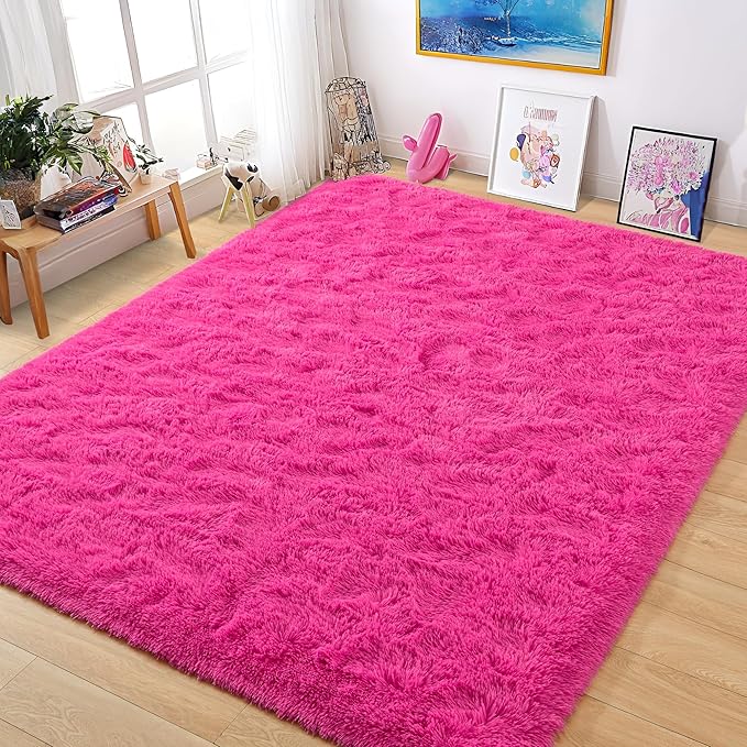 EGOODHOME Large Soft Fluffy  Modern Rug | Egoodhome™