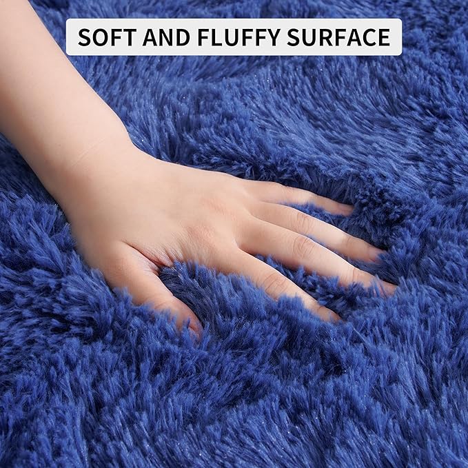 EGOODHOME Large Soft Fluffy  Modern Rug | Egoodhome™