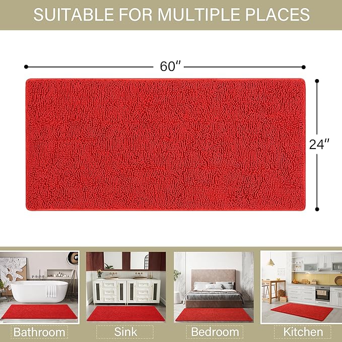 Washable Non Slip Bath Rugs for Bathroom Shower | Egoodhome™