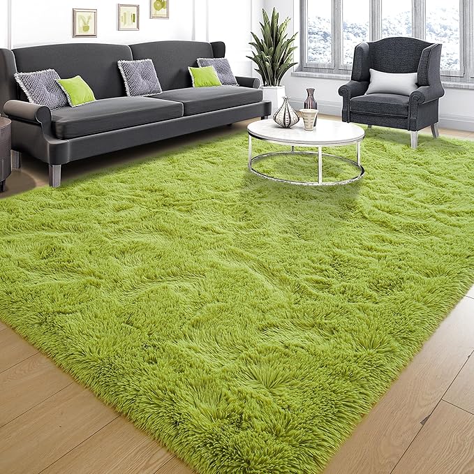 EGOODHOME Large Soft Fluffy  Modern Rug | Egoodhome™