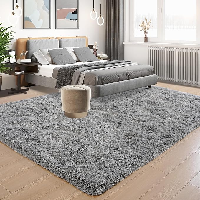 EGOODHOME Large Soft Fluffy  Modern Rug | Egoodhome™
