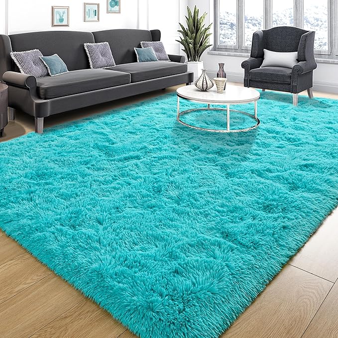 EGOODHOME Large Soft Fluffy  Modern Rug | Egoodhome™