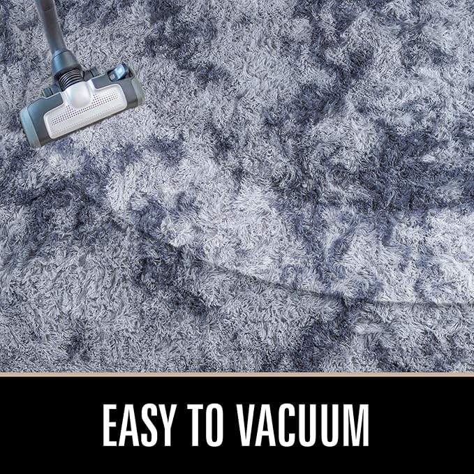 Luxury Fluffy Rainbow Colorful Area Rug | Egoodhome™