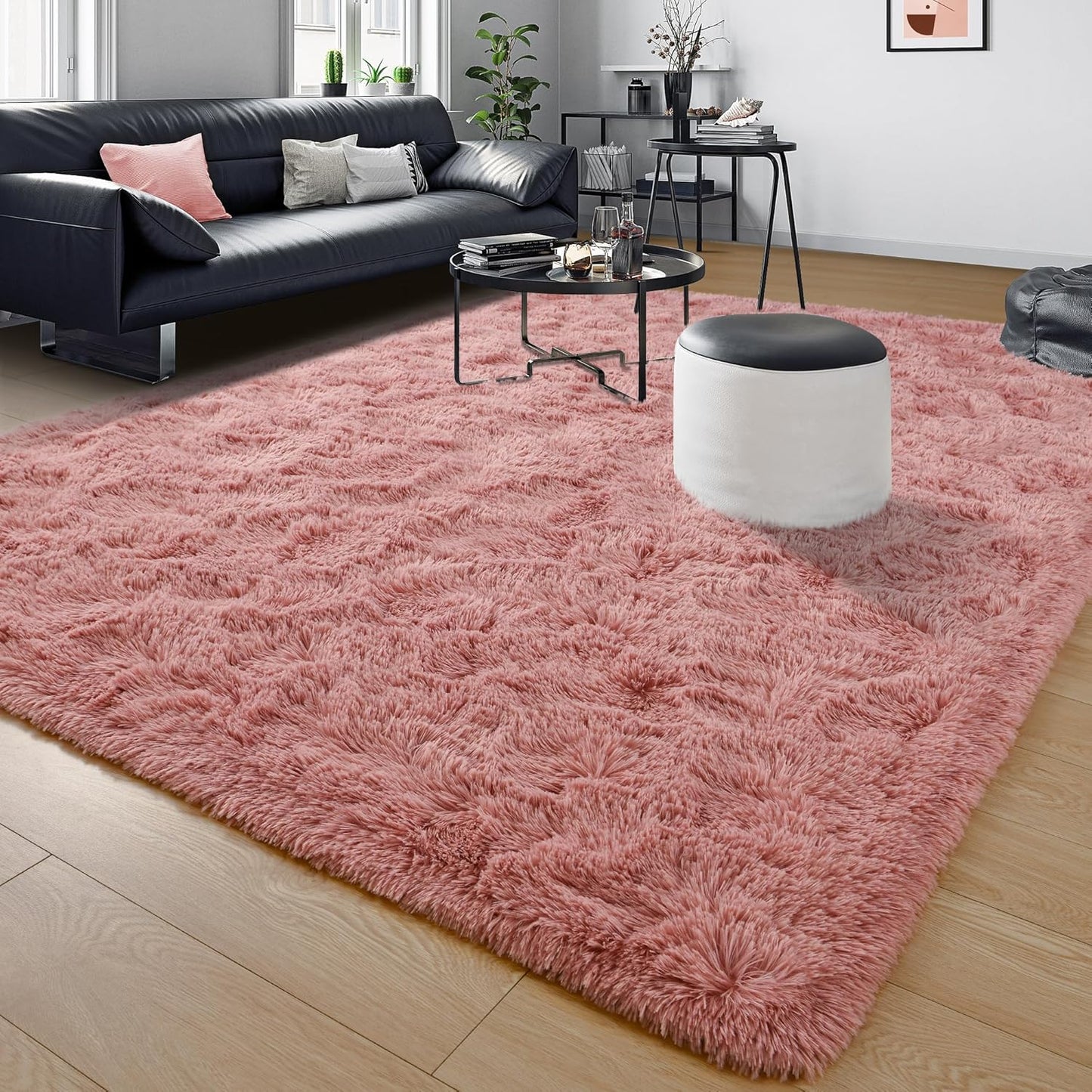 EGOODHOME Large Soft Fluffy  Modern Rug | Egoodhome™