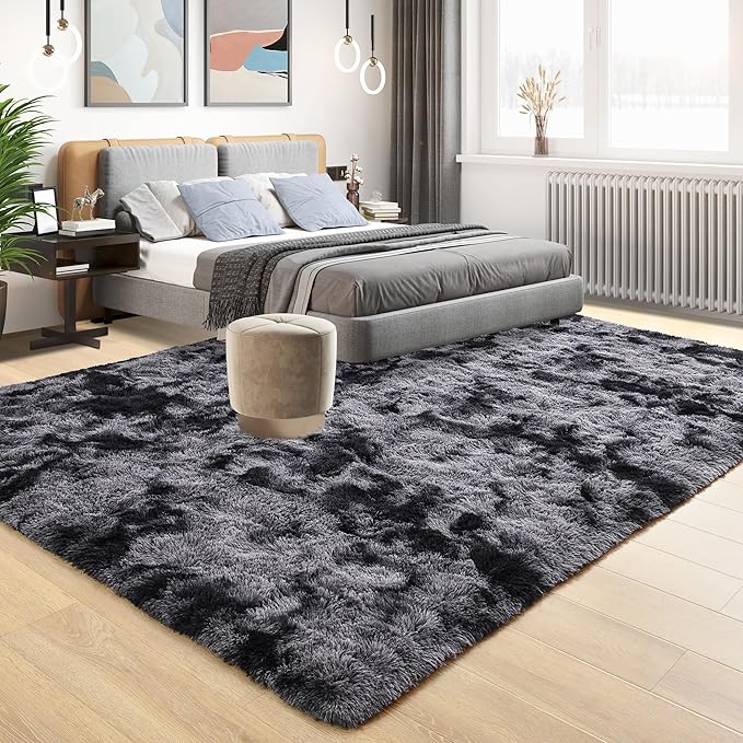 EGOODHOME Large Soft Fluffy  Modern Rug | Egoodhome™