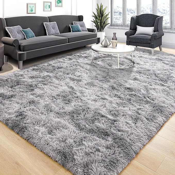 EGOODHOME Large Soft Fluffy  Modern Rug | Egoodhome™