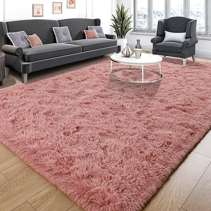 EGOODHOME Large Soft Fluffy  Modern Rug | Egoodhome™
