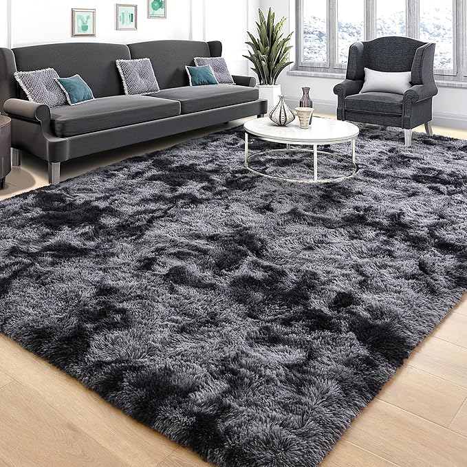 EGOODHOME Large Soft Fluffy  Modern Rug | Egoodhome™