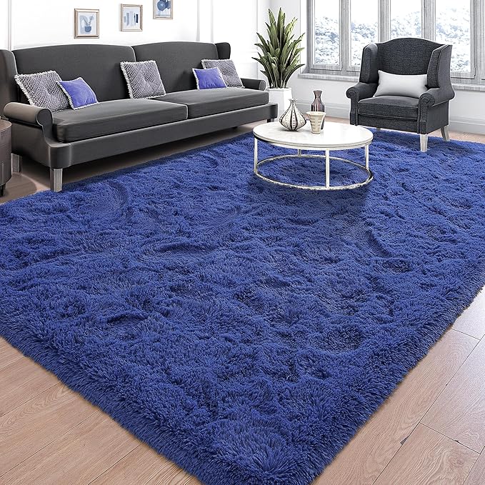 EGOODHOME Large Soft Fluffy  Modern Rug | Egoodhome™